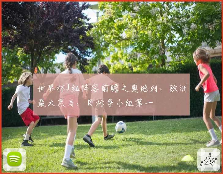 世界杯J组阵容前瞻之奥地利,欧洲最大黑马,目标争小组第一